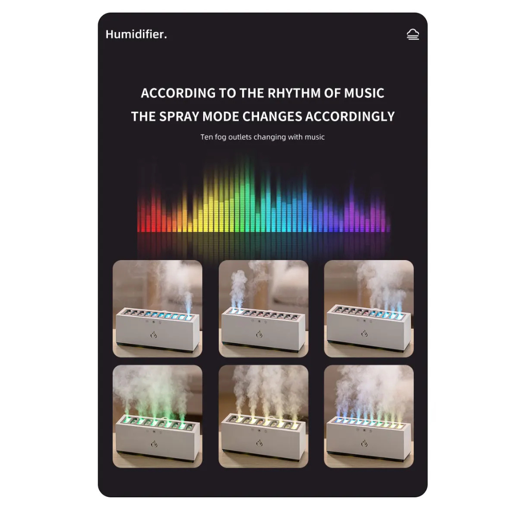 Humidificador RGB de 900ML